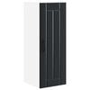 vidaXL Meuble mural LUCCA Noir 30 x 31 x 80 cm Bois d'ing&eacute;nierie