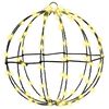 vidaXL Fleuron lumineux de No&euml;l 96 LED Blanc chaud Diam&egrave;tre 30 x 32 cm
