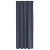 vidaXL Rideaux occultants avec anneaux 2 pcs Anthracite 260 x 140 cm
