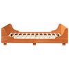 vidaXL Cadre de lit sans matelas cire marron 160x200cm bois pin massif