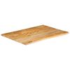vidaXL Dessus de table &agrave; bord vivant 90x80x3,8 cm bois massif manguier
