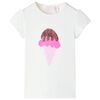 T-shirt enfants &eacute;cru 140