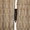 vidaXL Cloison de s&eacute;paration 3 panneaux beige r&eacute;sine tress&eacute;e