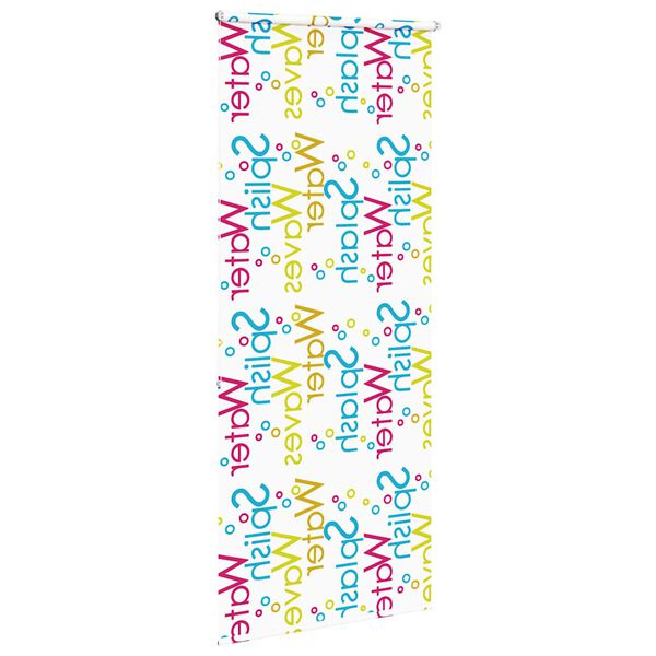 vidaXL Store enrouleur de douche 110x240 cm largeur du tissu 106 cm