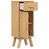 vidaXL Armoire de salle de bain Olden Marron 35 x 30 x 90 cm