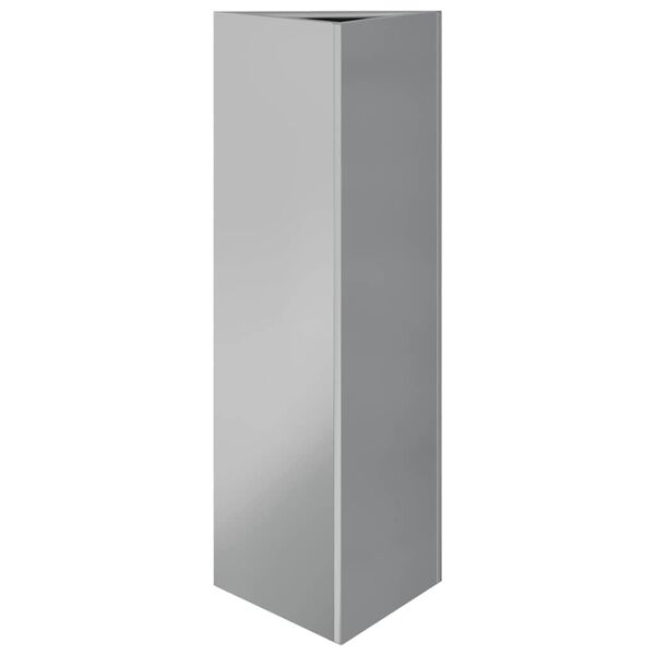 vidaXL Jardini&egrave;re triangulaire 30x26x75 cm acier galvanis&eacute;