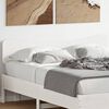 vidaXL T&ecirc;te de lit blanc 150 cm bois massif de pin
