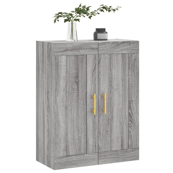 vidaXL Armoire murale sonoma gris 69,5x34x90 cm bois d'ing&eacute;nierie