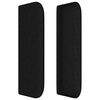 vidaXL T&ecirc;te de lit avec oreilles Noir 103x16x78/88 cm Tissu