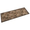 vidaXL Tapis de cuisine lavable imprim&eacute; Morning brun 60x180 cm velours