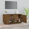 vidaXL Meuble TV Marron miel 80x35x40,5 cm Bois de pin massif