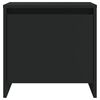 vidaXL Table de chevet noir 45x34x44,5 cm bois d&rsquo;ing&eacute;nierie