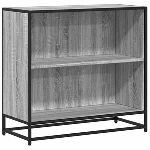 vidaXL Biblioth&egrave;que sonoma gris 80,5x35x76 cm bois d'ing&eacute;nierie