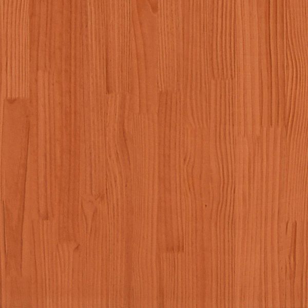 vidaXL Table basse 2 pcs Brun cire Bois massif en pin