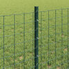 vidaXL Cl&ocirc;ture avec poteau Vert 0,6 x 50 m Acier et PVC