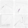 vidaXL Ensemble de Duvet avec oreiller 3 pcs Blanc Plume de canard