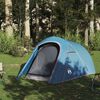 vidaXL Tente de camping tunnel 3 personnes bleu imperm&eacute;able