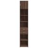 vidaXL Armoire de rangement mince ch&ecirc;ne marron 40x42,5x225 cm