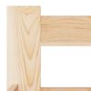 vidaXL Cadre de lit sans matelas bois massif de pin 200x200 cm