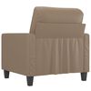 vidaXL Fauteuil Cappuccino 60 cm Similicuir