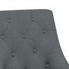 vidaXL Chaise pivotante de bureau Gris fonc&eacute; Tissu