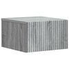 vidaXL Cabinet de chevet mural Sonoma gris 33 x 34,5 x 20 cm
