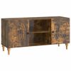 vidaXL Meuble TV Ch&ecirc;ne fum&eacute; 102 x 34,5 x 50 cm Bois d'ing&eacute;nierie