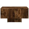 vidaXL Table basse Ch&ecirc;ne fum&eacute; 60x60x31,5 cm Bois d'ing&eacute;nierie