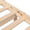 vidaXL Cadre de lit sans matelas bois massif 120x200 cm