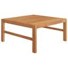 vidaXL Salon de jardin 12 pcs avec coussins cr&egrave;me bois de teck solide
