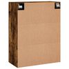 vidaXL Armoires murales 2 pcs ch&ecirc;ne fum&eacute; 69,5x34x90 cm