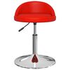 vidaXL Chaises pivotantes &agrave; manger lot de 2 rouge similicuir