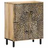 vidaXL Armoire lat&eacute;rale 60x33x75 cm bois massif de manguier