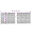 vidaXL Cl&ocirc;ture en Roseau Naturel 400 x 160 cm Roseau