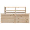 vidaXL Cadre de lit avec t&ecirc;te de lit sans matelas 140x190 cm