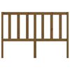 vidaXL T&ecirc;te de lit Marron miel 146x4x100 cm Bois massif de pin