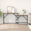 vidaXL Table console 2 pcs Ch&ecirc;ne artisanal 100 x 28 x 75 cm