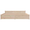 vidaXL Cadre de lit sans matelas bois massif 180x200 cm