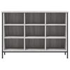 vidaXL Armoire &agrave; chaussures sonoma gris 100x35x70 cm bois d'ing&eacute;nierie