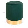 House Nordic Pouf Myla Vert