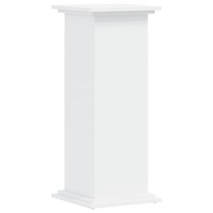 vidaXL Support pour plantes blanc 33x33x80 cm bois d'ing&eacute;nierie