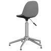 vidaXL Chaises pivotantes &agrave; manger lot de 6 Gris clair Tissu