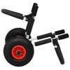 vidaXL Chariot de SUP pour 2 planches de surf pliable 90 kg aluminium