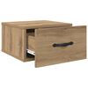 vidaXL Cabinet de chevet 2 pcs ch&ecirc;ne artisanal 35 x 35 x 20 cm