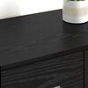 vidaXL Buffets avec tiroir Corona 2 pcs Ch&ecirc;ne noir 59 x 39 x 80 cm