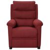 vidaXL Fauteuil inclinable Rouge bordeaux Tissu