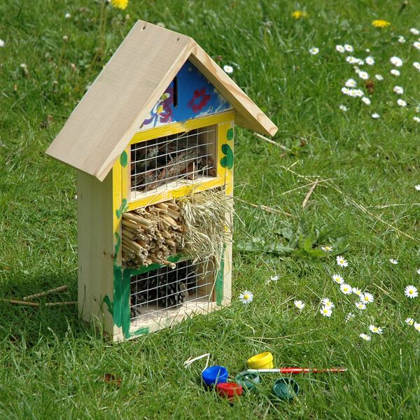 dobar Kit de bricolage pour h&ocirc;tel &agrave; insectes pour enfants naturel