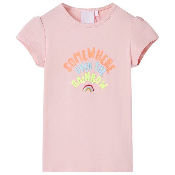T-shirt pour enfants rose clair 116