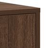 vidaXL Armoire de bain Ch&ecirc;ne marron 30x30x183,5 cm Bois d'ing&eacute;nierie