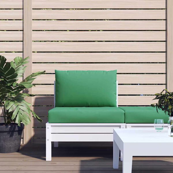 vidaXL Coussins de palette lot de 2 vert tissu oxford